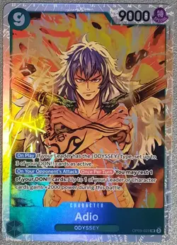 Carte One Piece Card Game Adio OP09-023 SR Anglais - Image 1