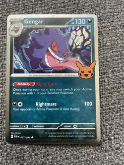 Gengar #57/91 Cosmos Holo Pokemon Card TCG Halloween Trick Or Trade 2024 - Image 1