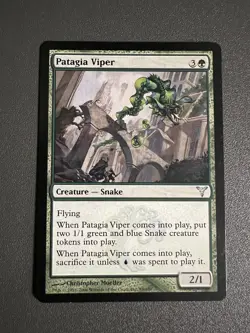 Magic the Gathering MTG Patagia Viper (89) Dissension NM - Image 1