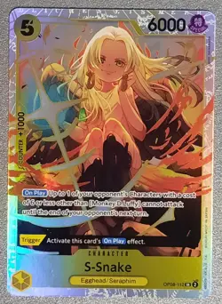 Carte One Piece Card Game S-Snake OP08-112 SR Anglais - Image 1