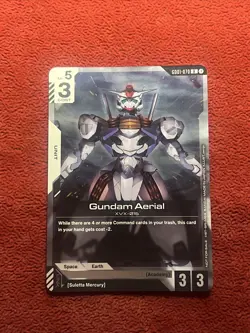Gundam Aerial Battle Promo Alt Art R Rarity Foil GD01-070 Gundam Card Game - Image 1