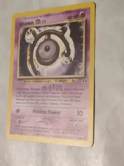 Unown [M] 49/75 Neo Discovery - Uncommon Pokemon Card - Nm - Image 2