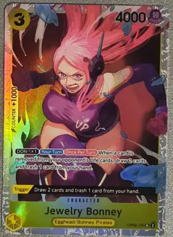 Carte One Piece Card Game Jewelry Bonney OP08-105 SR Anglais - Image 1