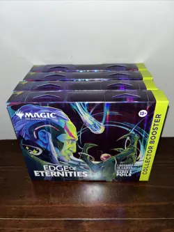 (4) Edge of Eternities Collector Booster Box Magic the Gathering MTG MIB 2025 - Image 1