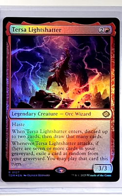 2025 MTG Magic The Gathering TDM Tarkir Dragonstorm Foil #127 Tersa Lightshatter - Image 1