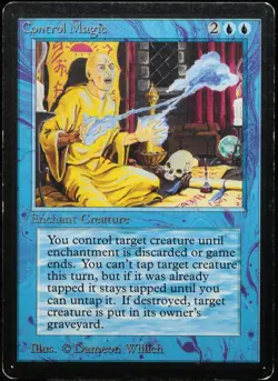 MTG Control Magic BETA Uncommon [LP] Magic: The Gathering | EN 1993 - Image 1