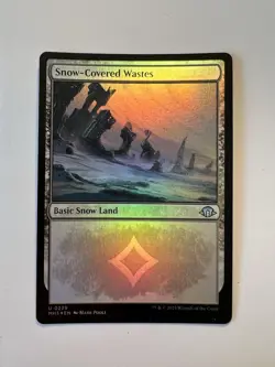 Snow-Covered Wastes - FOIL - MTG Modern Horizons 3 - NM - Image 1
