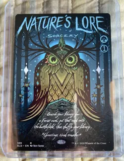 MTG Magic The Gathering Nature's Lore Secret Lair Drop OWL 🦉 # 189 - Image 1