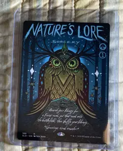 MTG Magic The Gathering Nature's Lore Secret Lair Drop OWL 🦉 # 189 - Image 2