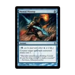 WOTC MtG New Phyrexia Mental Misstep (U) NM - Image 1