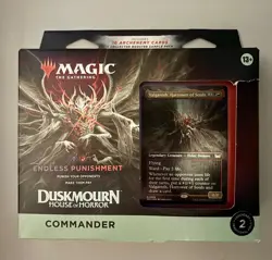 MTG Duskmourn: House of Horror - Endless Punishment Commander Deck *New/Sealed* - Image 1