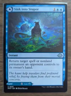 MTG Sink into Stupor / Soporific Springs Non-Foil from Modern Horizons 3 LP - Image 1