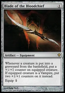 MTG English Blade of the Bloodchief NM Normal Zendikar - Image 1