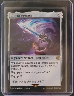 MTG English Ultima Weapon NM Normal Universes Beyond: FINAL FANTASY - Image 1