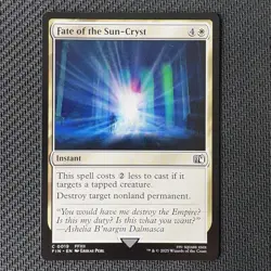 Fate of the Sun-Cryst 0019 MTG: Final Fantasy (FIN) Near Mint (NM) - Image 1