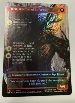 Clive, Ifrit's Dominant (0318) (Borderless) Final Fantasy Foil MTG - Image 2