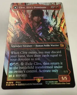 Clive, Ifrit's Dominant (0318) (Borderless) Final Fantasy Foil MTG - Image 4