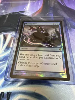 MTG Misdirection Foil Rare Card Near Mint Condition Foil - Image 1