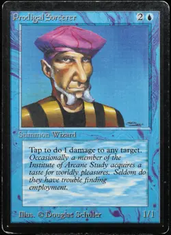 MTG Prodigal Sorcerer BETA Common [G] Magic: The Gathering | EN 1993 - Image 1