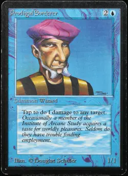 MTG Prodigal Sorcerer BETA Common [G] Magic: The Gathering | EN 1993 - Image 5