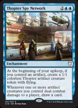 Thopter Spy Network - Light Play MTG Commander 2018 - Image 1