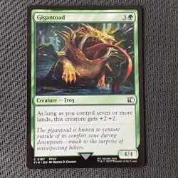 Gigantoad 0187 MTG: Final Fantasy (FIN) Near Mint (NM) - Image 1