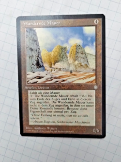 MTG Walking Wall (Wandernde Mauer) German Ice Age Regular - Bit of Edge Wear - Image 2