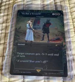 Magic the Gathering MTG Foil ‘Tis But A Scratch! Dismember Monty Python Foil - Image 2