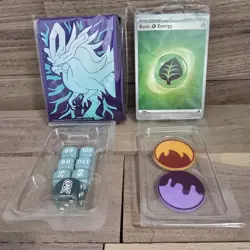 Pokemon TCG Official Coin Markers Burn&Poison/Dice/Energy pk/65ct sleeves sealed - Image 1