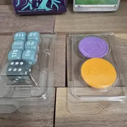 Pokemon TCG Official Coin Markers Burn&Poison/Dice/Energy pk/65ct sleeves sealed - Image 2