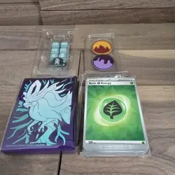 Pokemon TCG Official Coin Markers Burn&Poison/Dice/Energy pk/65ct sleeves sealed - Image 3