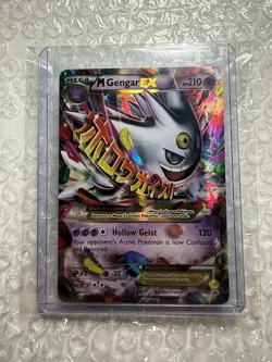 Mega Gengar EX #XY166 Holo full art Pokemon Promo 2016 MP/LP - Image 1