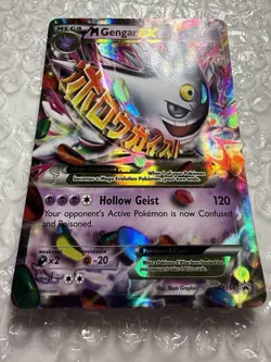 Mega Gengar EX #XY166 Holo full art Pokemon Promo 2016 MP/LP - Image 3