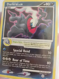 Pokemon Darkrai LV.50 DP24 Black Star Promo Holo Card 2008 Diamond & Pearl - Image 3