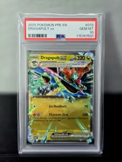 PSA 10 2025 Pokemon SV Prismatic PRE EN Dragapult ex #073/131 - Image 1
