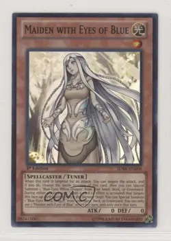 Maiden with Eyes of Blue 1st Ed. YuGiOh Saga White Dragon Structure Deck - Image 1