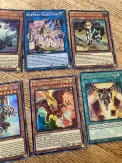 Lot of (35) Yugioh 2020 First edition Rares Foils Gold Silver - Image 5
