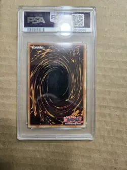 PSA 9 MINT Elemental Hero Chaos Neos GLAS-EN036 Secret Rare 1st Edition Yugioh - Image 3