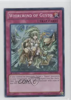 Whirlwind of Gusto 1st Ed. YuGiOh Hidden Arsenal 6: Omega Xyz #HA06-EN060 - Image 1