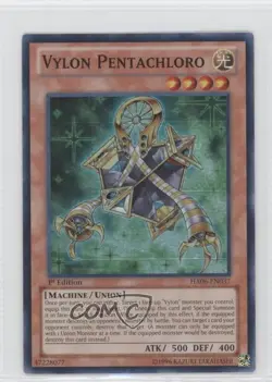 Vylon Pentachloro 1st Ed. YuGiOh Hidden Arsenal 6: Omega Xyz #HA06-EN037 - Image 1