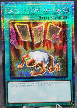 Yugioh! Card Of Safe Return - RA03-EN114 - Quarter Century Secret Rare - Image 1
