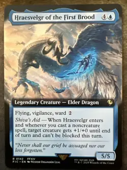 Hraesvelgr of the First Brood Extended Art - FIC 0142 NM - MTG Magic - Image 1