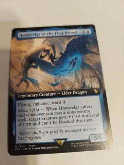 Hraesvelgr of the First Brood Extended Art - FIC 0142 NM - MTG Magic - Image 1