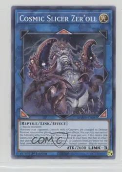 Cosmic Slicer Zer'oll 1st Ed. YuGiOh Dawn of Majesty #DAMA-EN047 - Image 1