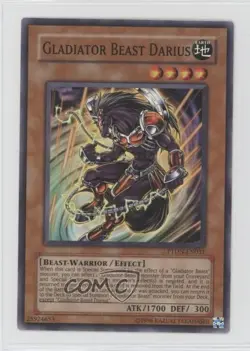 Gladiator Beast Darius Unlimited YuGiOh Phantom Darkness #PTDN-EN031 2008 - Image 1