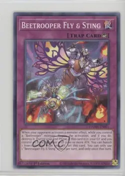 Beetrooper Fly & Sting 1st Ed. YuGiOh Dawn of Majesty #DAMA-EN091 - Image 1