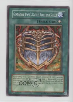 Gladiator Beast's Battle Archfiend Shield Unlimited YuGiOh Phantom Darkness 2008 - Image 1
