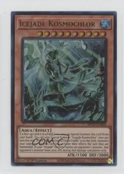 Icejade Kosmochlor Ultra Rare 1st Ed. YuGiOh 25th Anniversary Dueling Heroes - Image 1