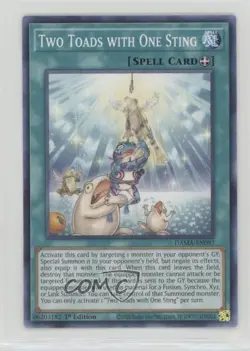Two Toads with One Sting 1st Ed. YuGiOh Dawn of Majesty #DAMA-EN097 - Image 1
