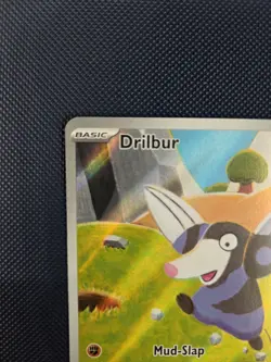 Drilbur 124/86 Black Bolt Illustration Rare Pokemon TCG Card - Near Mint - Image 2
